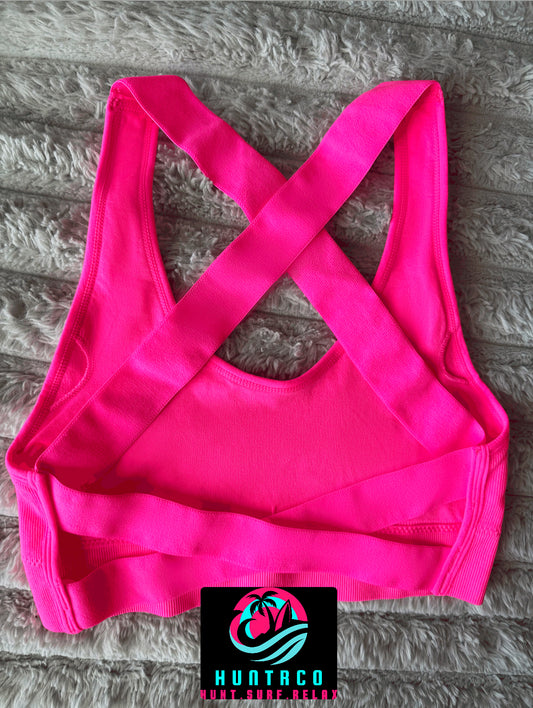 HUNTRCO Racerback Vibe Sports Bra