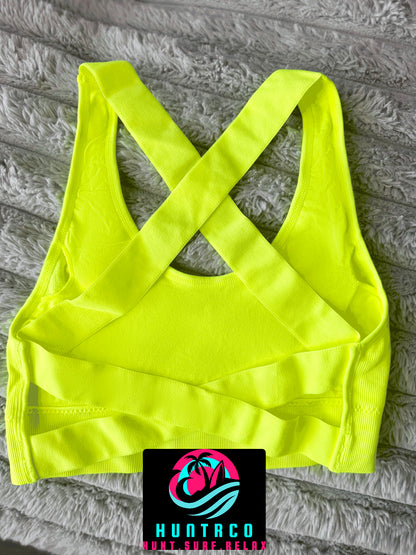HUNTRCO Racerback Vibe Sports Bra